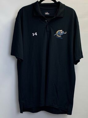 Washington Wizards Old School Logo Under Armour Black Men’s Polo Shirt Size L